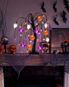 Halloween Tabletop Ornament – Battery Operated Boo Sign