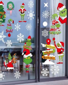 Winter Snowflake Window Clings – 10 Sheet Christmas Decoration Set